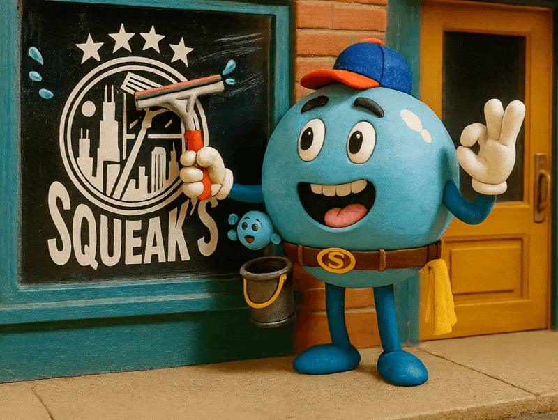 Squeaks Chicago Graphic Advert